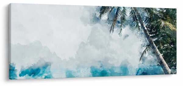 Slika palme nad morjem (120x50 cm)