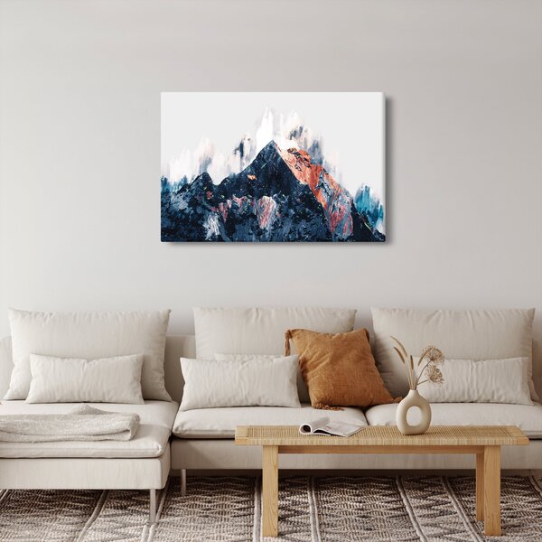 Slika - Abstraktna gora (90x60 cm)