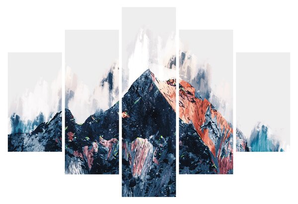 Slika - Abstraktna gora (150x105 cm)