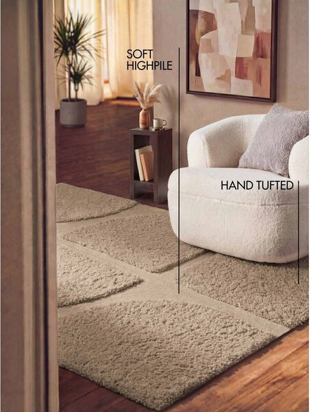 Bež ručno rađen tepih 160x230 cm Lambeth Jasper – Ted Baker