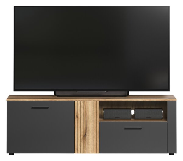 TV ormarić Esferas (grafit + hrast evoke)