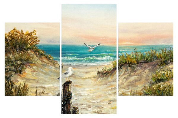 Slika - Peščena plaža (90x60 cm)