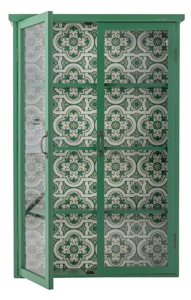 Zelena viseća vitrina od masivne jele 81x122x22 cm Hazem – Bloomingville