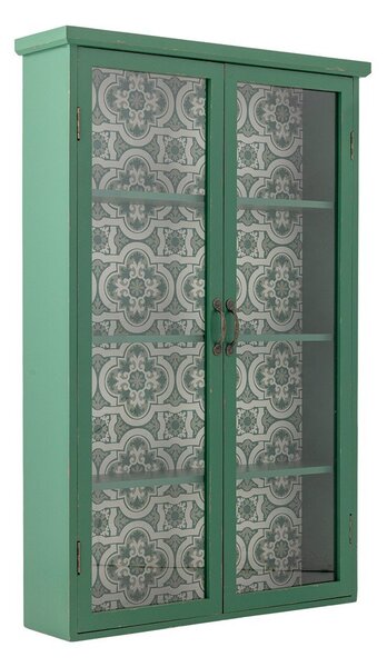 Zelena viseća vitrina od masivne jele 81x122x22 cm Hazem – Bloomingville