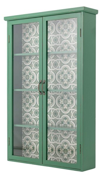 Zelena viseća vitrina od masivne jele 81x122x22 cm Hazem – Bloomingville
