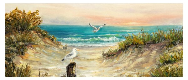 Slika - Peščena plaža (120x50 cm)