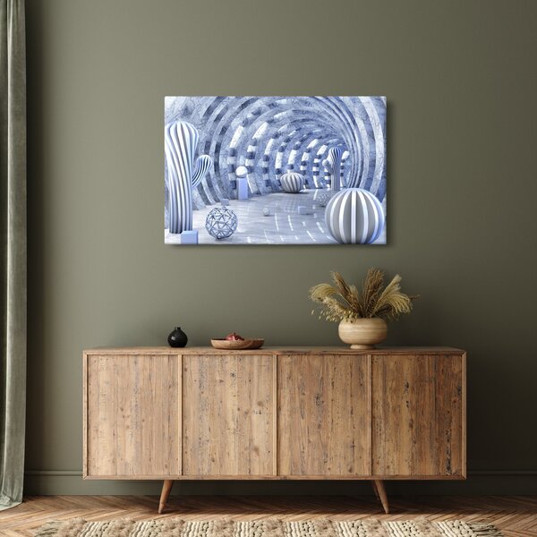 Slika - 3D abstrakcija (90x60 cm)
