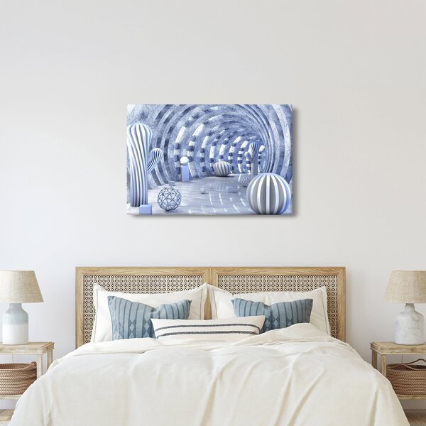 Slika - 3D abstrakcija (90x60 cm)