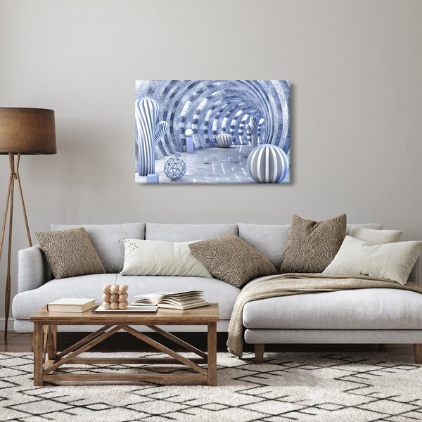 Slika - 3D abstrakcija (90x60 cm)
