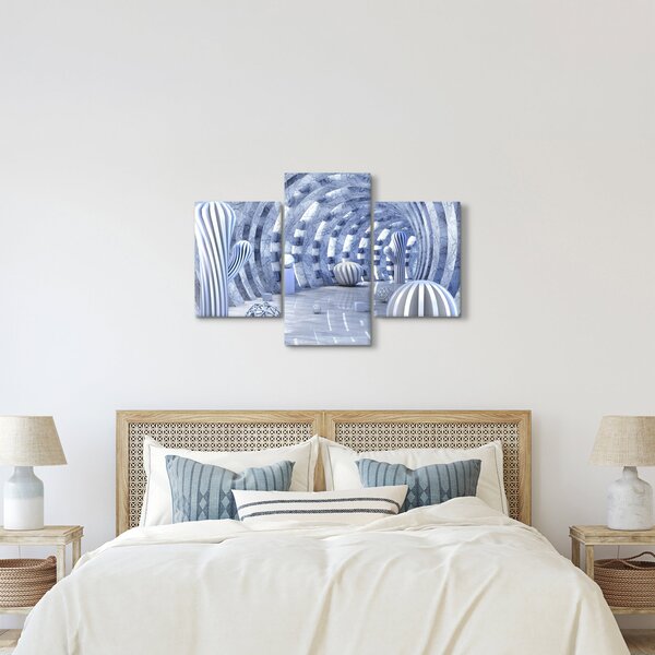 Slika - 3D abstrakcija (90x60 cm)