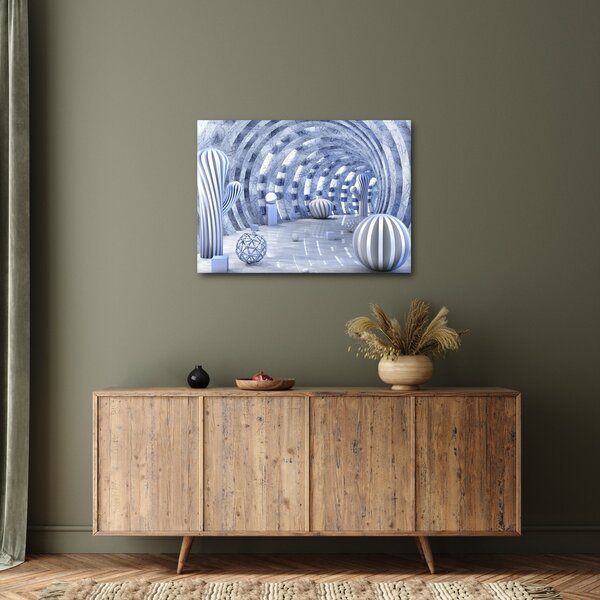 Slika - 3D abstrakcija (70x50 cm)