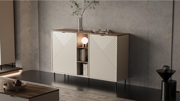 Zondo.hr Regal Eliminados 2 (kašmir + hrast castello) . Akcija -22%. 1116842