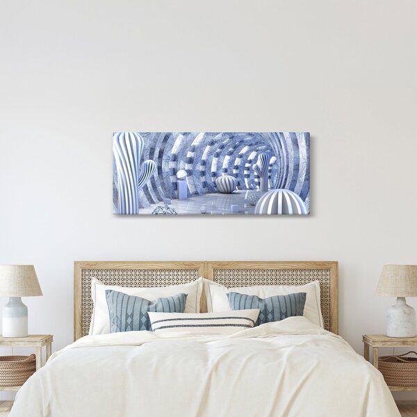 Slika - 3D abstrakcija (120x50 cm)