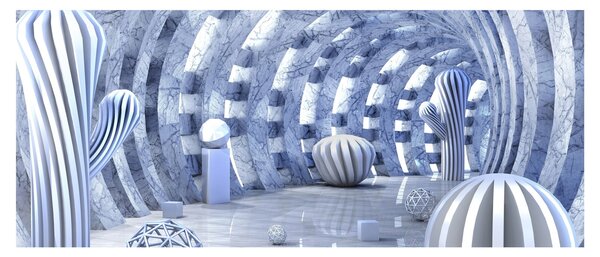 Slika - 3D abstrakcija (120x50 cm)