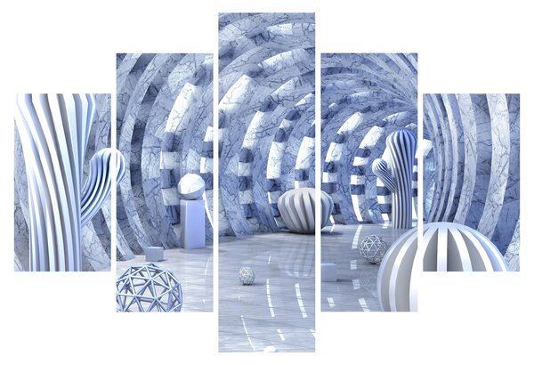 Slika - 3D abstrakcija (150x105 cm)