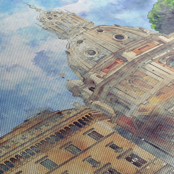 Slika - Cerkev Santa Maria di Loreto, Rim, Italija (120x50 cm)