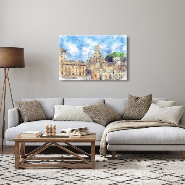 Slika - Cerkev Santa Maria di Loreto, Rim, Italija (90x60 cm)