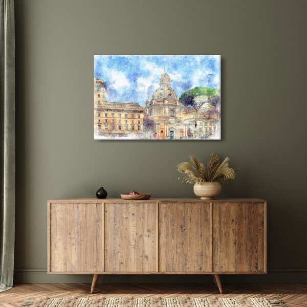 Slika - Cerkev Santa Maria di Loreto, Rim, Italija (90x60 cm)