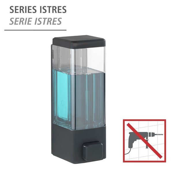 Zidni plastični dozator sapuna 0,32 l Istres - Wenko