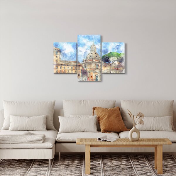 Slika - Cerkev Santa Maria di Loreto, Rim, Italija (90x60 cm)