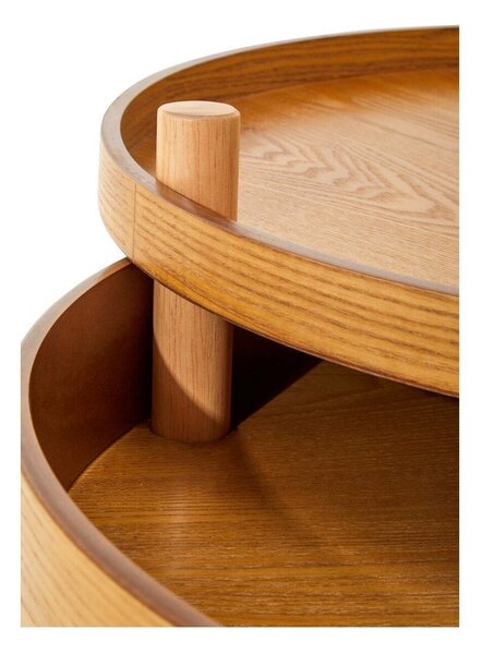 Okrugao pomoćni stol u dekoru bora ø 60 cm Viborg – Premier Housewares