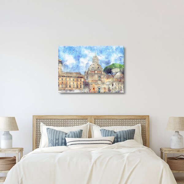 Slika - Cerkev Santa Maria di Loreto, Rim, Italija (70x50 cm)