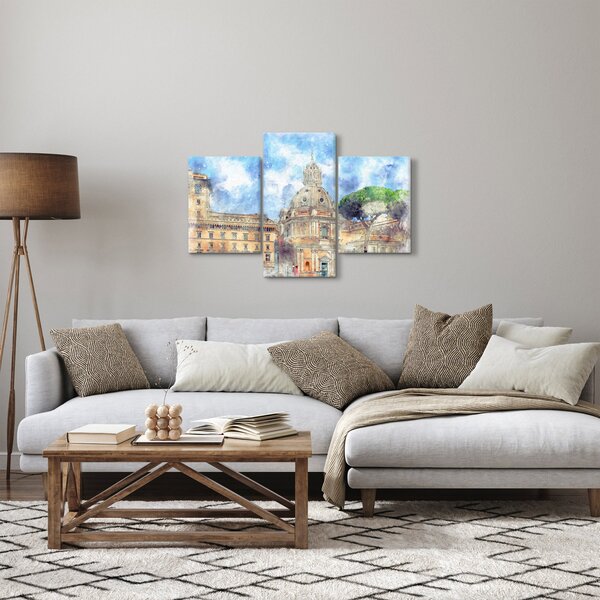 Slika - Cerkev Santa Maria di Loreto, Rim, Italija (90x60 cm)