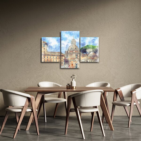 Slika - Cerkev Santa Maria di Loreto, Rim, Italija (90x60 cm)