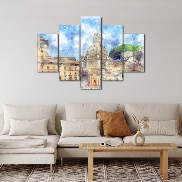 Slika - Cerkev Santa Maria di Loreto, Rim, Italija (150x105 cm)