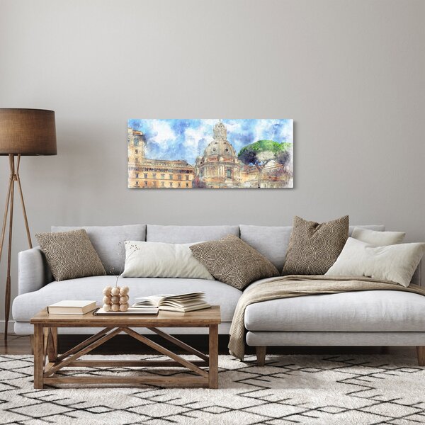 Slika - Cerkev Santa Maria di Loreto, Rim, Italija (120x50 cm)