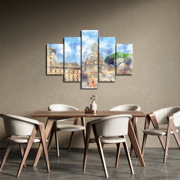 Slika - Cerkev Santa Maria di Loreto, Rim, Italija (150x105 cm)