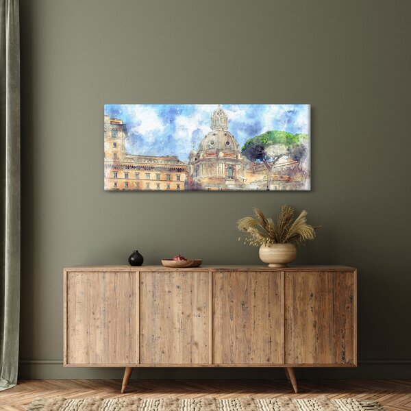 Slika - Cerkev Santa Maria di Loreto, Rim, Italija (120x50 cm)