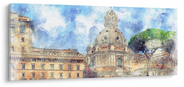Slika - Cerkev Santa Maria di Loreto, Rim, Italija (120x50 cm)