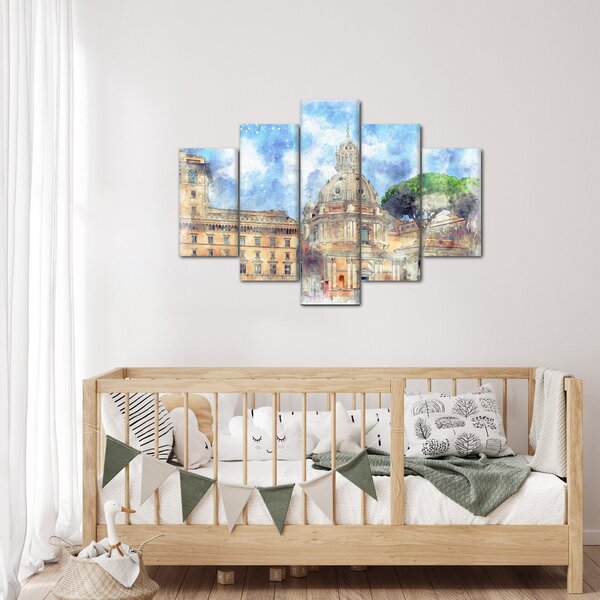 Slika - Cerkev Santa Maria di Loreto, Rim, Italija (150x105 cm)