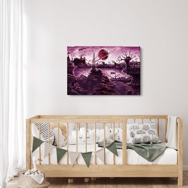 Slika - Začarana vas (90x60 cm)