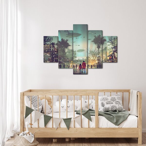 Slika - mesto v prihodnosti (150x105 cm)