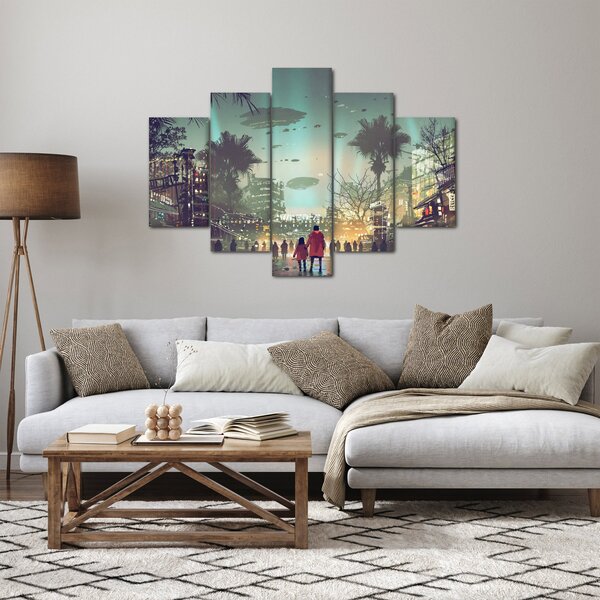 Slika - mesto v prihodnosti (150x105 cm)