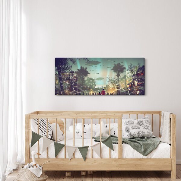 Slika - mesto v prihodnosti (120x50 cm)