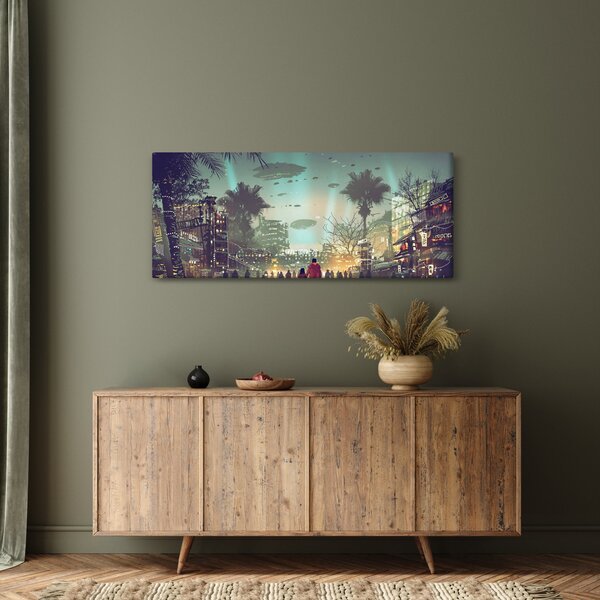 Slika - mesto v prihodnosti (120x50 cm)