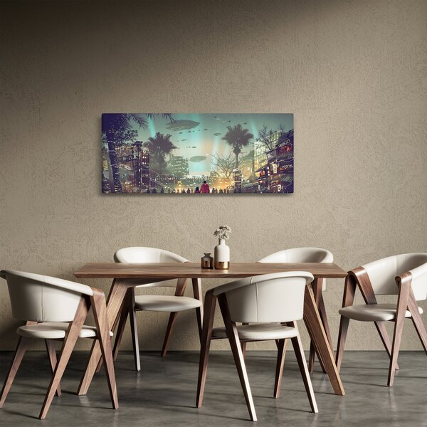 Slika - mesto v prihodnosti (120x50 cm)