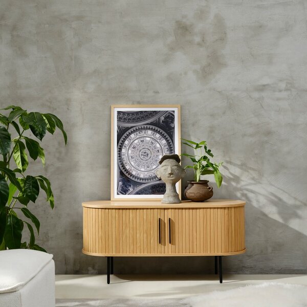 TV stol u dekoru hrasta 120x56 cm Nola - Unique Furniture