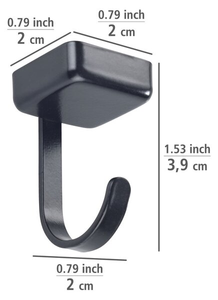 Samodržeće metalne kuke u setu od 6 kom - Wenko