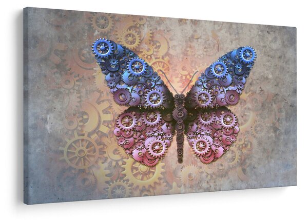 Slika - Steampunk metulj (90x60 cm)