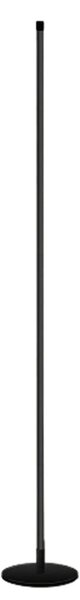 Crna prigušiva LED podna svjetiljka s daljinskim upravljačem (visina 120 cm) - Squid Lighting