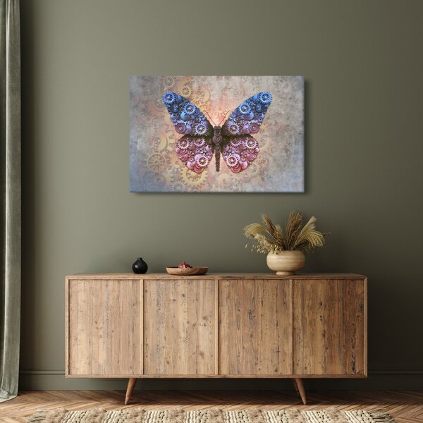 Slika - Steampunk metulj (90x60 cm)