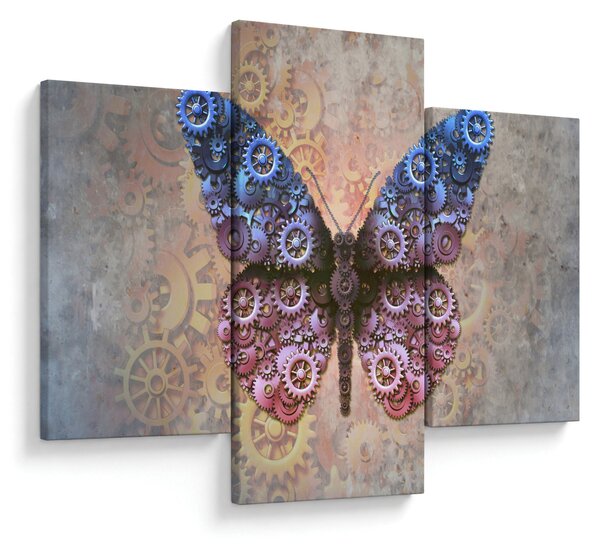 Slika - Steampunk metulj (90x60 cm)