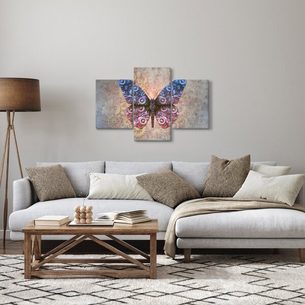 Slika - Steampunk metulj (90x60 cm)