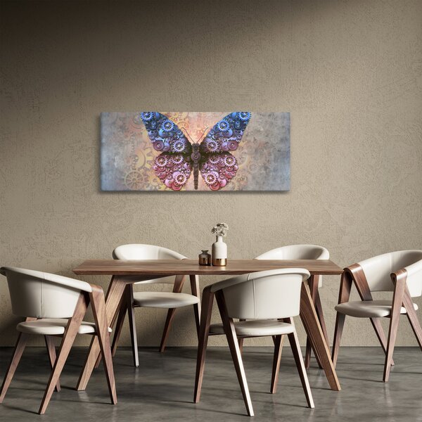 Slika - Steampunk metulj (120x50 cm)