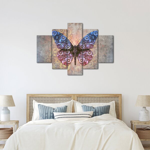 Slika - Steampunk metulj (150x105 cm)