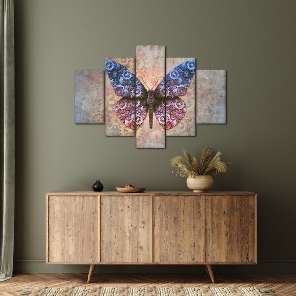 Slika - Steampunk metulj (150x105 cm)